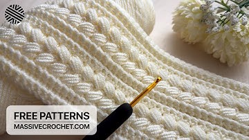 VERY EASY & UNUSUAL Crochet Pattern for Beginners!⚡️❤️ Crochet Stitch for Baby Blanket & Bag