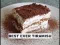 TIRAMISU RECIPE I HOW TO MAKE TIRAMISU WITHOUT EGGS I SUPER AND EASY
