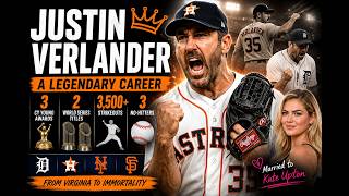 Justin Verlander: The LEGENDARY MLB Career Explained | 3 Cy Youngs, 2 World Series &3,500+Strikeouts