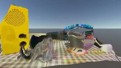 Panopoly ipad arkit+lidar live-stream volumetric cloud into unity