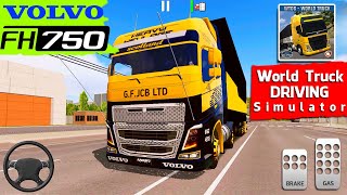 World Truck Driving Simulator #1 | Volvo FH16 750 JCB Construction Transport - WTDS | ETS2 Mobile screenshot 1