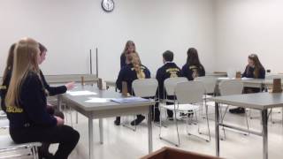 Western Boone Parliamentary Procedure Team District 2016