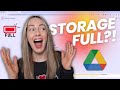 How to clear google drive storage fast