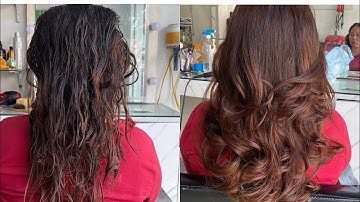 Hướng dẫn mọi người phục hồi bọc keratin cho tóc xoăn, giúp tóc mềm mượt hơn, căng sóng hơn
