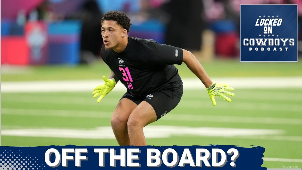 DANGER: Will Dallas Cowboys AVOID Avieon Terrell In Round 1 After Slow 40 Time | Wipeout Options?