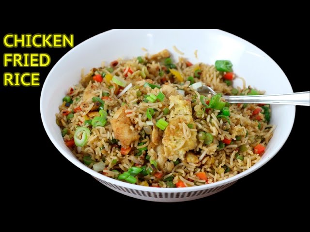 Chinese Chicken Fried Rice | Restaurant Style Chicken Fried Rice | Indo - Chinese Chicken Recipe | bharatzkitchen