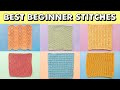 Best knit stitch patterns for beginners