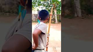 Indian bow 🎯 couple shooting #archary