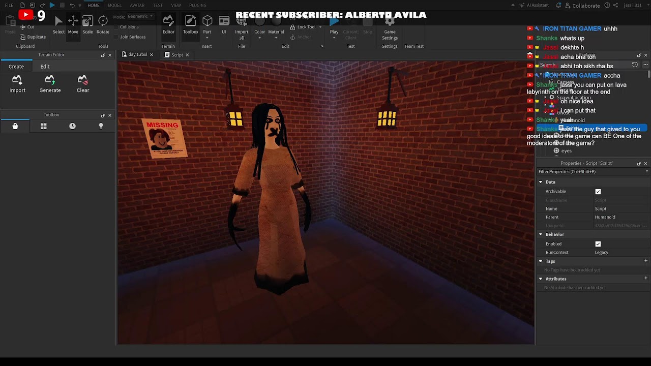 🔴 LIVE: Learning Roblox Studio – Day 1 | Teach Me Tips!