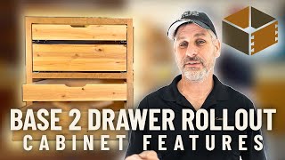 Base 2 Drawer Rollout Cabinet Features & Installation (B2DRO) | RTA Cabinet Options