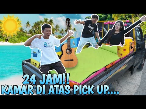 Wow!! Pertama Kali Kita Rubah Mobil Pick Up Menjadi Kamar Selama 24 Jam! | Mikael Tubehd