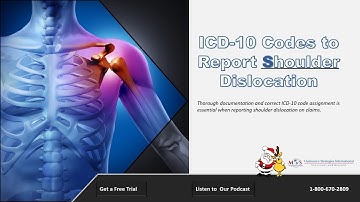 Shoulder Dislocation - ICD-10 Codes