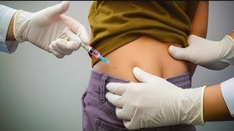 IM Intramuscular injection Push in the Buttocks ketolac & paracetamol & Dexamethasone ventrogluteal