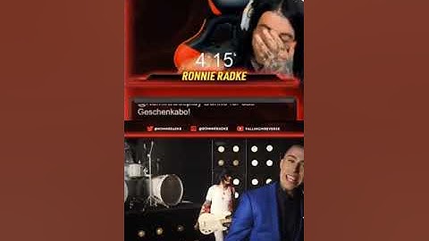 Ronnie Radke cringing at 