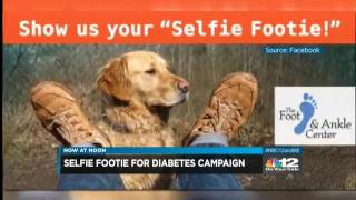 Dr. Waskin on 12News: Diabetic &quot;Selfie Footie&quot; Campaign
