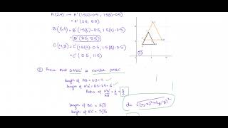 Course 3 Grade 8 Dilation, Similarity and Translation Problem