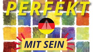 Perfekt SONG mit SEIN 80 Verben |German PERFECT Tense SONG with &quot;to be&quot; 80 verbs