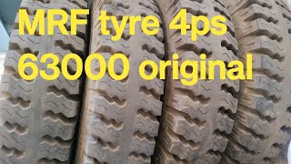 MRF TYRE 4PS 63000 ALL OK FRSH