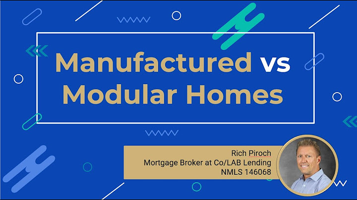 What is the difference between manufactured and mobile homes