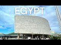 Bibliotheca alexandrina library walking tour 4k  travel vlog cairo egypt 