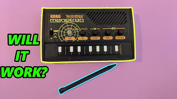 Playing the Korg Monotron Delay with a STYLUS?!? ft. PO-20 Arcade