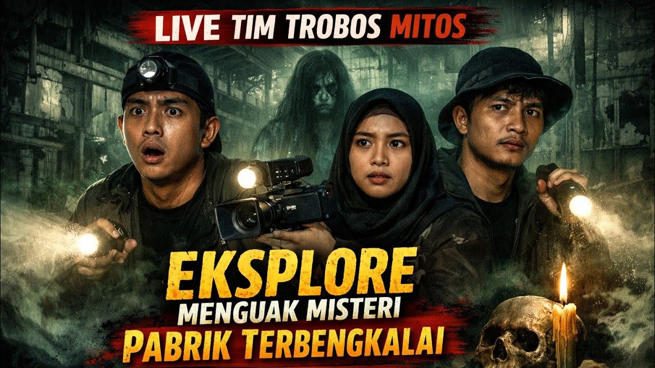 Live Tim Trobos Mitos - Misteri Pabrik Terbengkalai Sabtu, 3 Januari 2026
