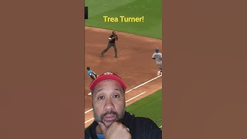 TREA TURNER DEFENSE! #shorts #mlb