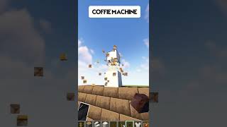 Minecraft coffee machine ☕#shorts