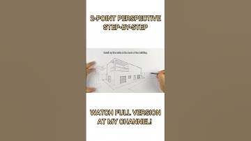 2-Point Perspective Sketch Time-Lapse. #architecture #interiordesign #art #shorts #sketch #artwork