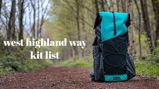 West Highland Way Kit List | Thru Hiking Gear screenshot 1