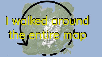 What happens when you walk around the entire map in Sons of the Forest?