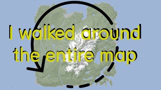 What happens when you walk around the entire map in Sons of the Forest?