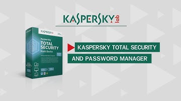 Kaspersky Total Security and Password Manager