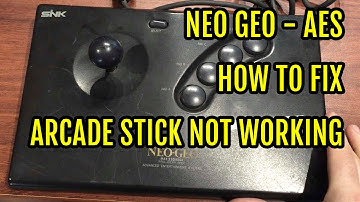 Hoe je een Neo Geo AES arcade Stick Controller Joystick Reparatie - YouTube