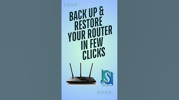 How to Backup & Restore Your Wi-Fi Router Settings in Minutes! #router #tplinkrouter #techtutorial