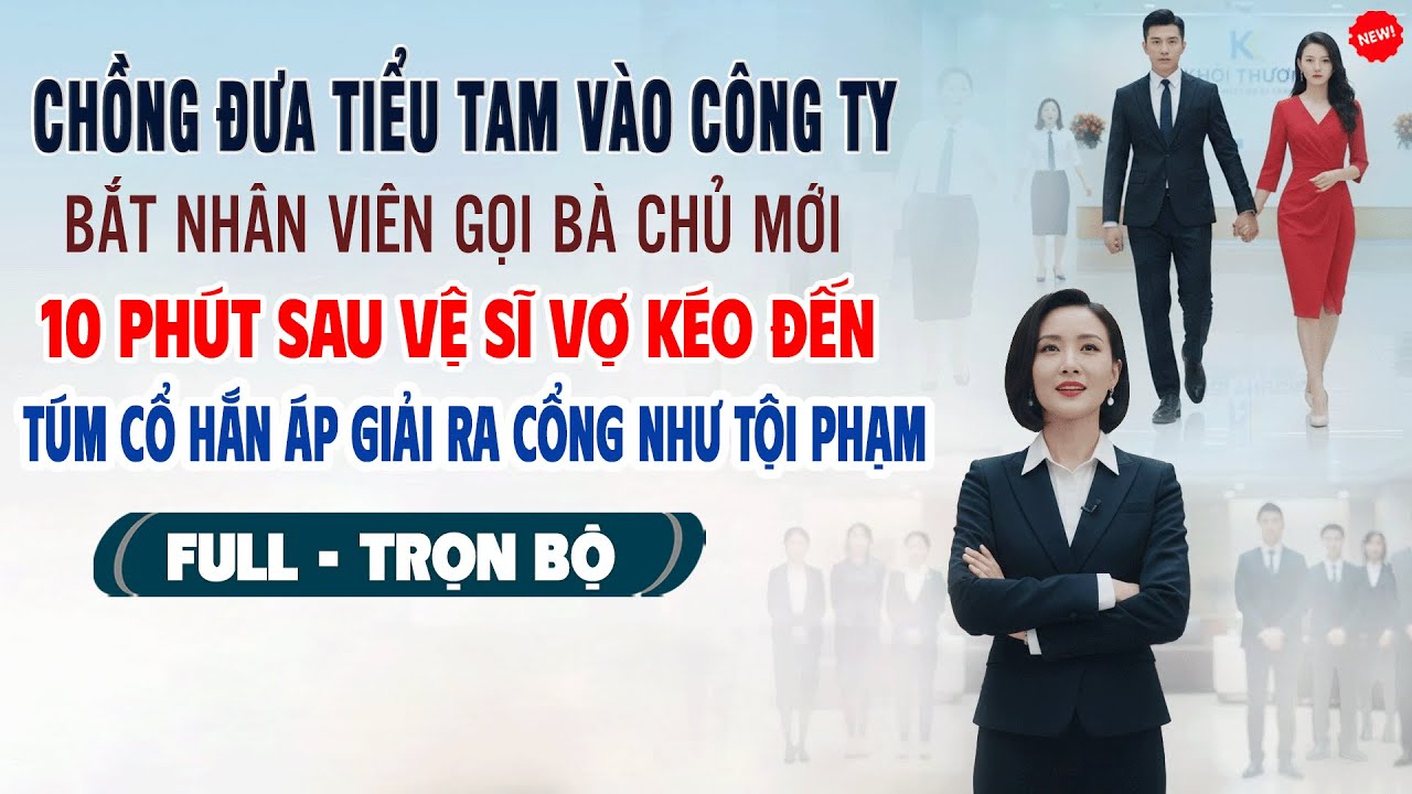 💖ĐƯA TIỂU TAM VÀO CÔNG TY BẮT NHÂN VIÊN GỌI BÀ CHỦ MỚI, 10P Sau VỆ SĨ VỢ Túm Cổ Hắn Áp Giải Ra Cổng