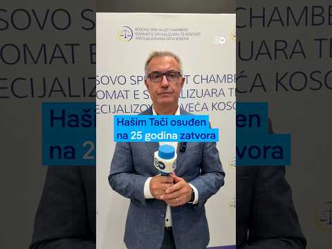 Hašim Tači osuđen na 25 godina zatvora