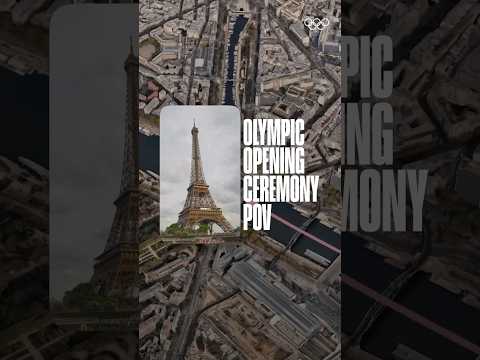 POV: You're an athlete at the #Olympics Opening Ceremony. 👀 Welcome to the Seine 🇫🇷
