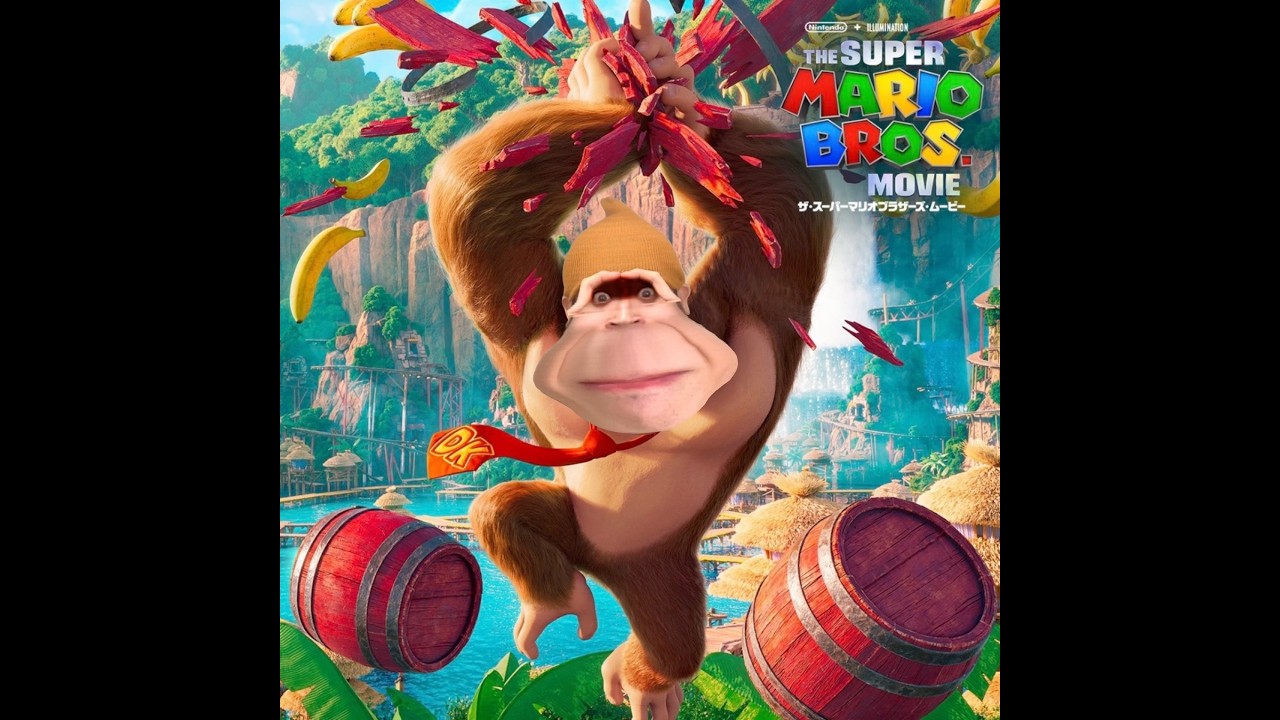 【タイムワイプ】Donkey Kong VFX Challenge！ドンキーコングのVFXチャレンジ！ #donkeykong #VFX #supermariobros