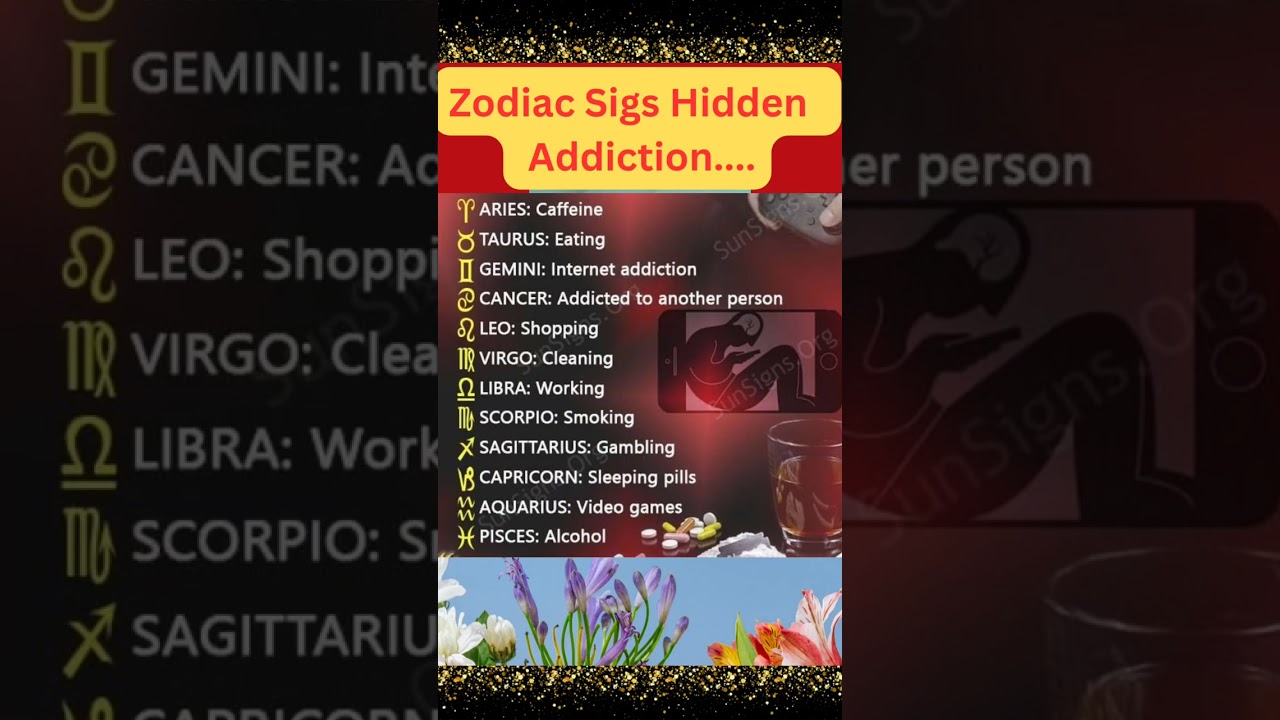 Zodiac Signs’ Hidden Addictions 🔥💫 | What’s Yours? 