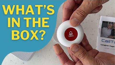 Whats Included? - CallToU Caregiver Pager Call Button