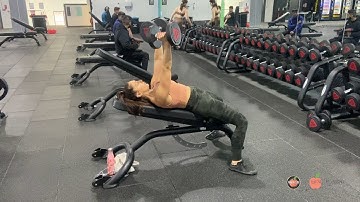 Slight/Low Incline DB Bench Press