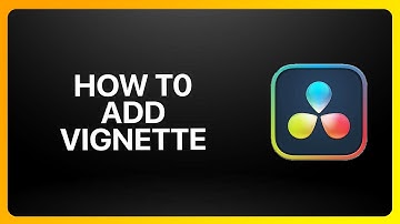 How To Add Vignette In Davinci Resolve Tutorial
