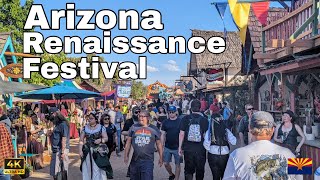 Phoenix Arizona RENAISSANCE FESTIVAL 4K Walking Tour