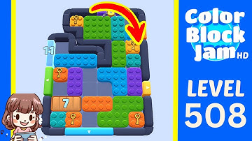 Color Block Jam Level 508 Solution Walkthrough