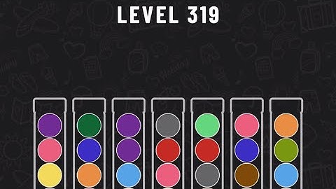 Ball Sort Puzzle Level 319 #ballsortpuzzle #ballsortpuzzlegameplay #puzzlegame #mobilegames