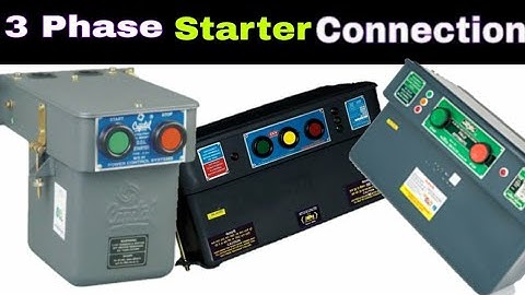 3 phase starter connection/3 phase submersible pump connection/phase submersible connection/motor