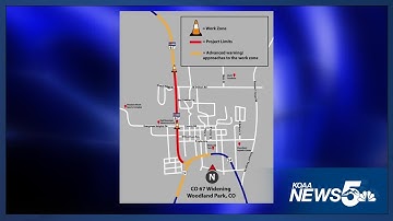 CDOT beginning widening project in Woodland Park Monday