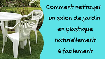 Comment Decaper un salon de jardin en plastique ?