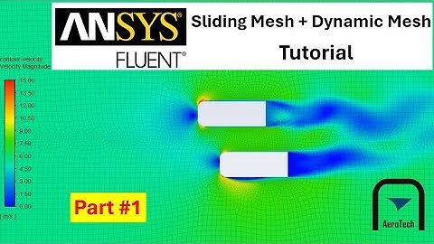 [ANSYS Fluent Tutorial] Sliding Mesh + Dynamic Mesh Part1 | Overtaking process (v2022R2)